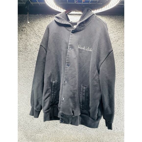 Gap x Star Wars Men's Heavyweight Varsity Hooded Jacket Darth Vader Edition Xxl - Picture 6 of 10